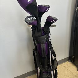 Strata Ultimate Complete Golf Set Black/Purple