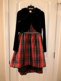 Holiday dress girls size 14 NEW
