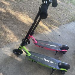 Kids razor electric scooters