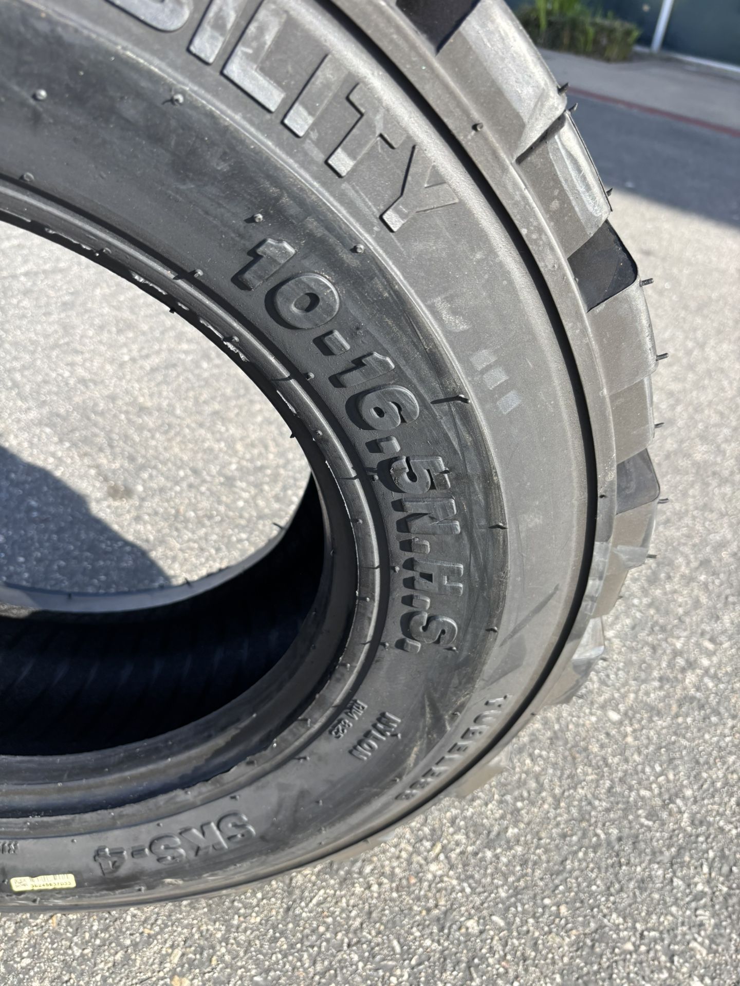 4 Bobcat Tires 10-16.5 $950