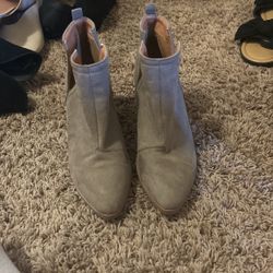Qupid Tan Booties 7.5
