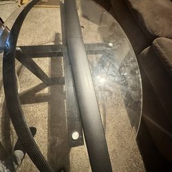 Tesla Model y Carbon Cover For Wood Dash 