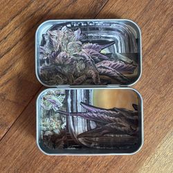 handmade  flower tin