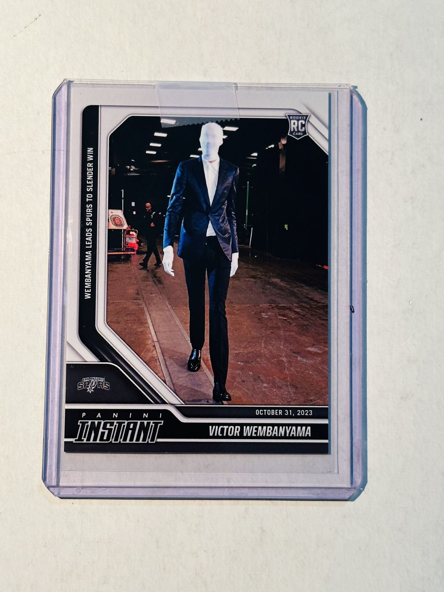 Victor Wembanyama NBA Spurs Slender Man Card