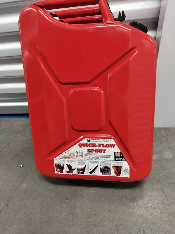 Brand New Metal Gas Can (Cash Only)