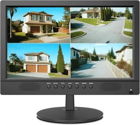 16inch Security Monitor,Wall-Mounted Monitors Supports USB/Full Format Video