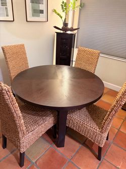 Dining table with chairs