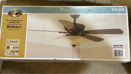 Hampton Bay Wellston 44-Inch Ceiling Fan