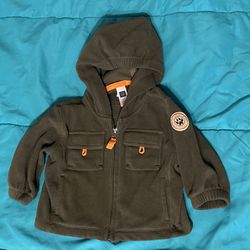 babyGAP Fleece Hoodie Zipper Front Infant size 3-6months 