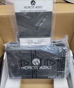 NEMESIS Audio NA-2KM 2000 Watts Monoblock Vehicle Audio Amplifier