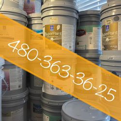 Extra White Paint & Supplies 