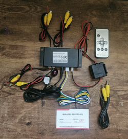 4 Way Video Split Converter Box With Remote