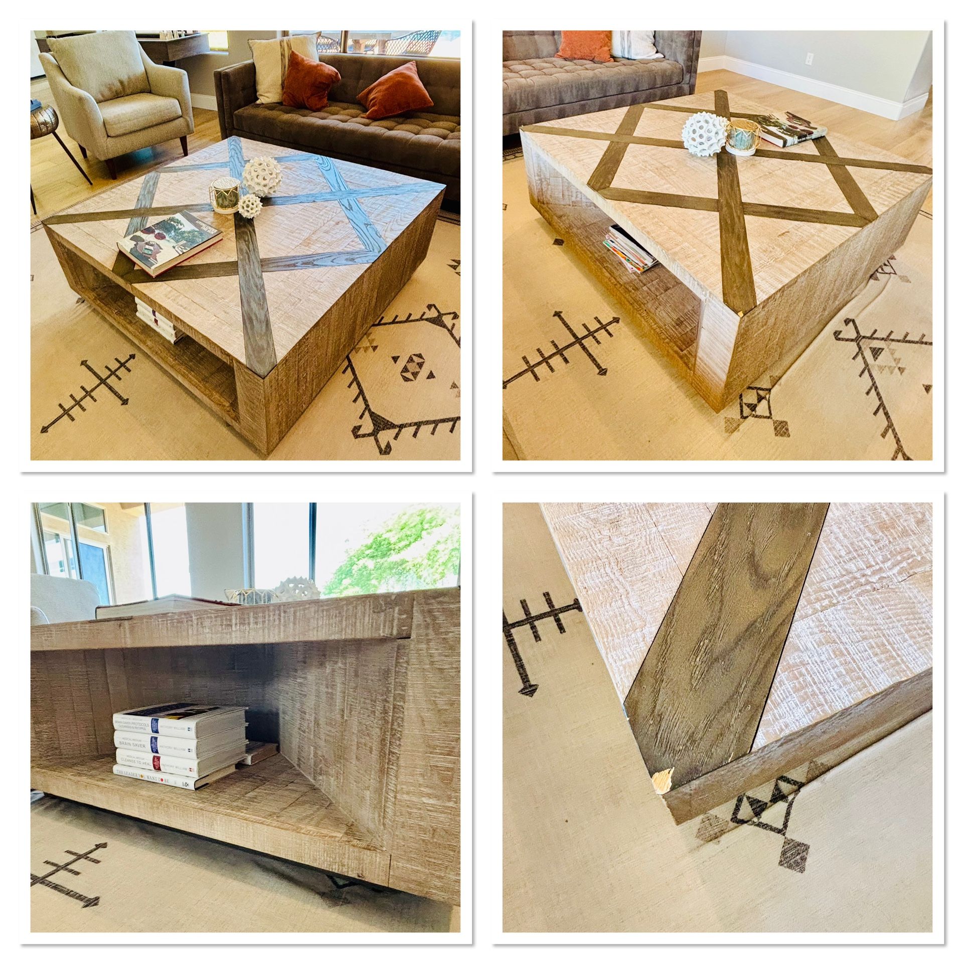 Solid Hardwood Coffee Table