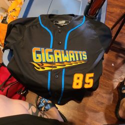 Movie Back To The Future #85 McFly Baseball Jersey All Sewn Size XS Adult