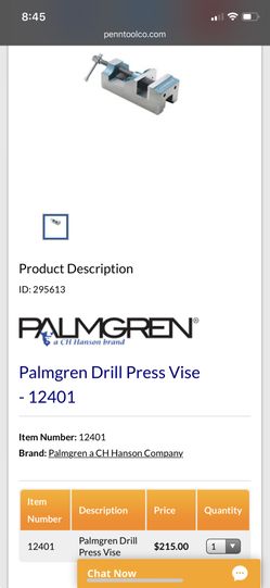 Palmgren Drill Press Vise - 12401