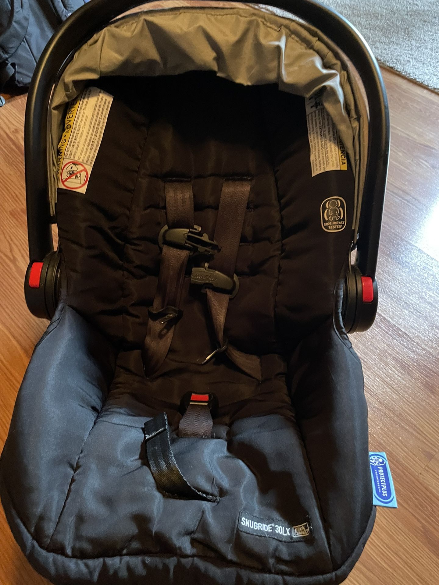 Infant Car Seat, Stroller, and 2 Bases