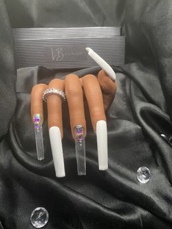 ICY - 3XL Handmade Luxury Press On Nails