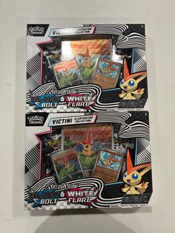 Black Bolt & White Flare Victini Illustration Collection x2 (Pokemon)