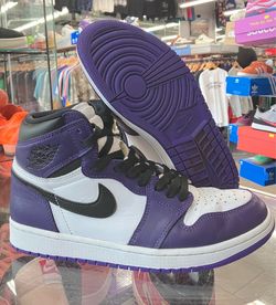 Air Jordan 1 Retro High Court Purple White