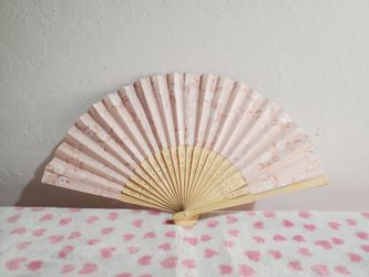 Floral Japanese Hand Fan