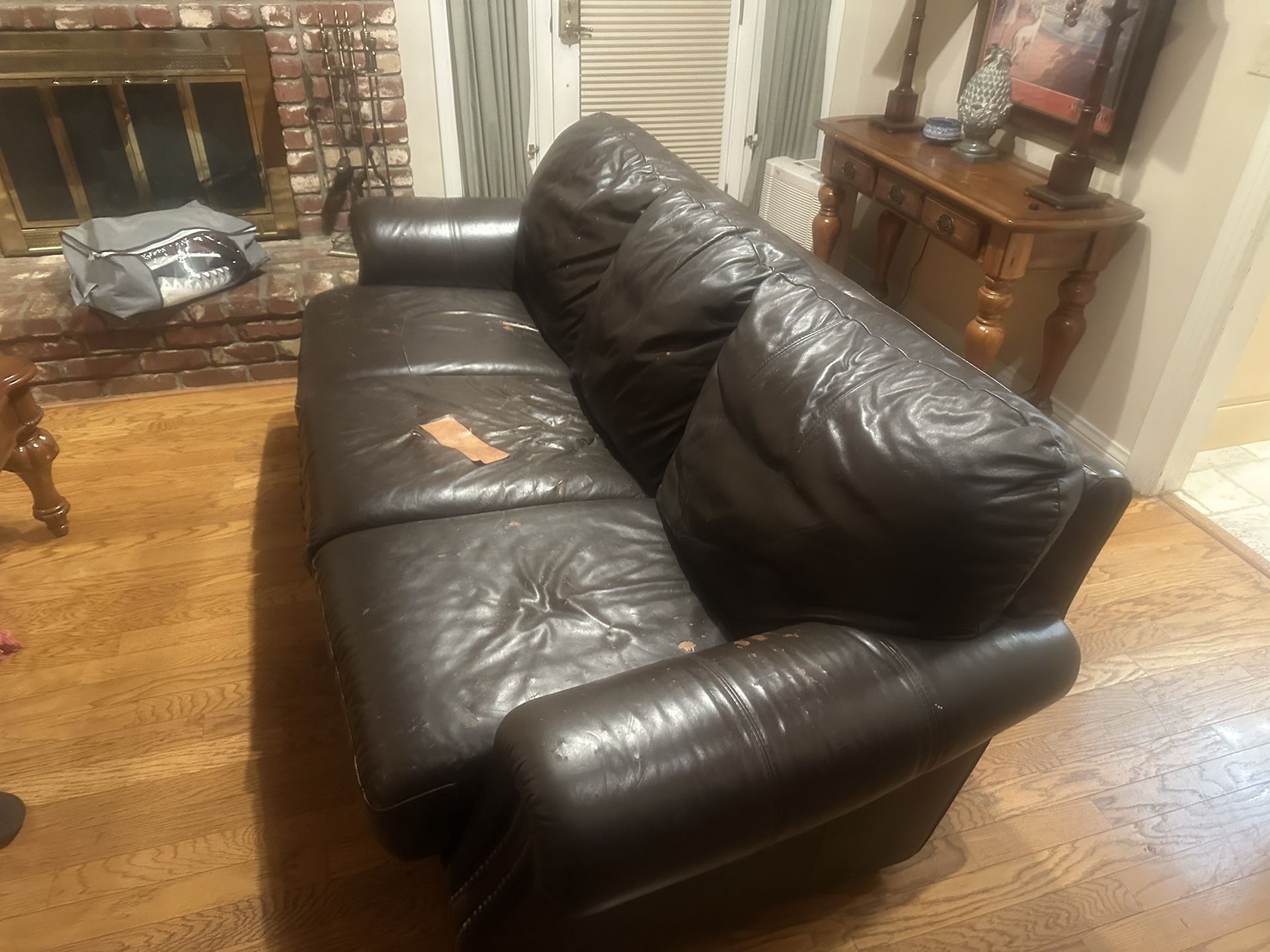 Leather Couch