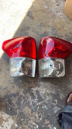 Pair of Red and Clear Tail Lights