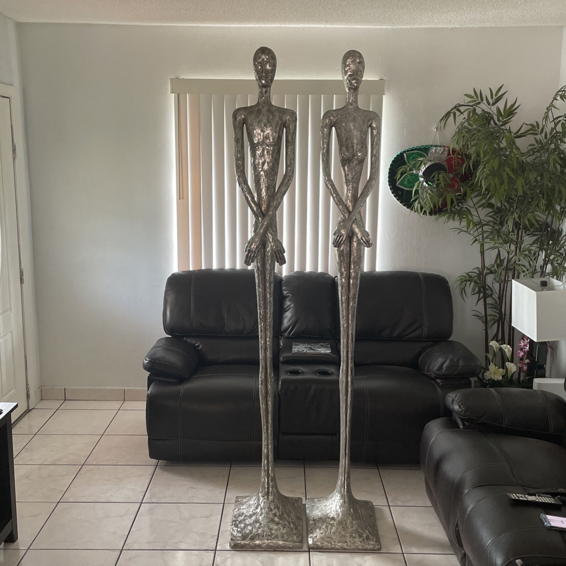 Raymond Waites 7ft Tall Modern Figural Sculpture OBO