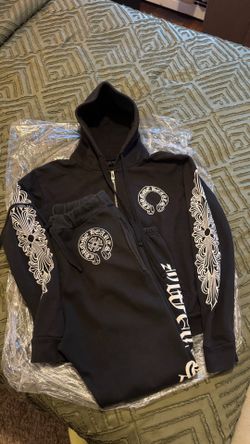 Chrome hearts sweat suit size small 100% authentic