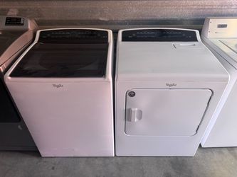 Whirlpool cabrios washer and dryer electric matching set