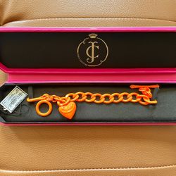 New Juicy Couture Orange Bracelet 