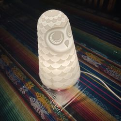 Like New IKEA White Owl Night Light or Ambient Light 