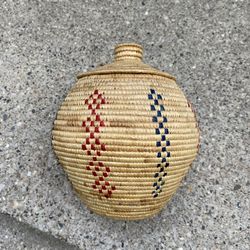 Native American Grass Basket