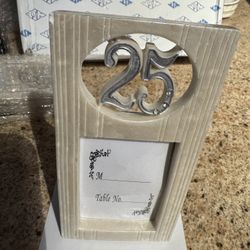 Anniversary Decoration , they are 10 Pictures Frame or table # , 4 