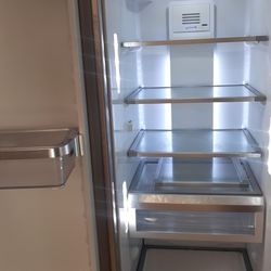 side by side stainless w 15 day warranty 