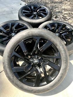 Range Rover Sport 21” Gloss Black Goodyear Tires Wheels Rims Rines 