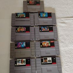 Super Nintendo SNES Games Video Game Collection 