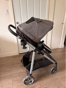 Evenflo Omni Plus Stroller, 2024, Mylar Gray