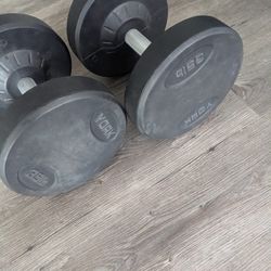 35 lb pro style dumbbells 