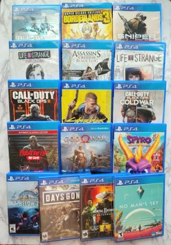 PlayStation 4 games Call of Duty, Mortal Kombat, Cyberpunk & more $13-$25 EACH READ DESCRIPTION