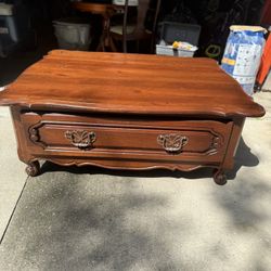 Traditional Wood Coffee Table