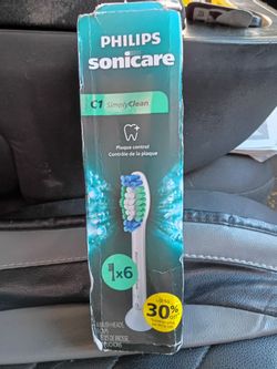 Philips Sonicare Simply Clean Brush Head, 6 CT