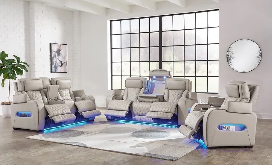 💥Brqnd New Power Reclining Sofa Set🔥Only $49 Today And Pay Later With Or Without Credi 💥