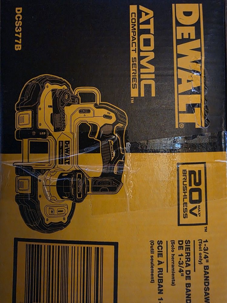 Dewalt ATOMIC 20V MAX Cordless Brushless Compact 1-3/4 in. Bandsaw (Tool Only)