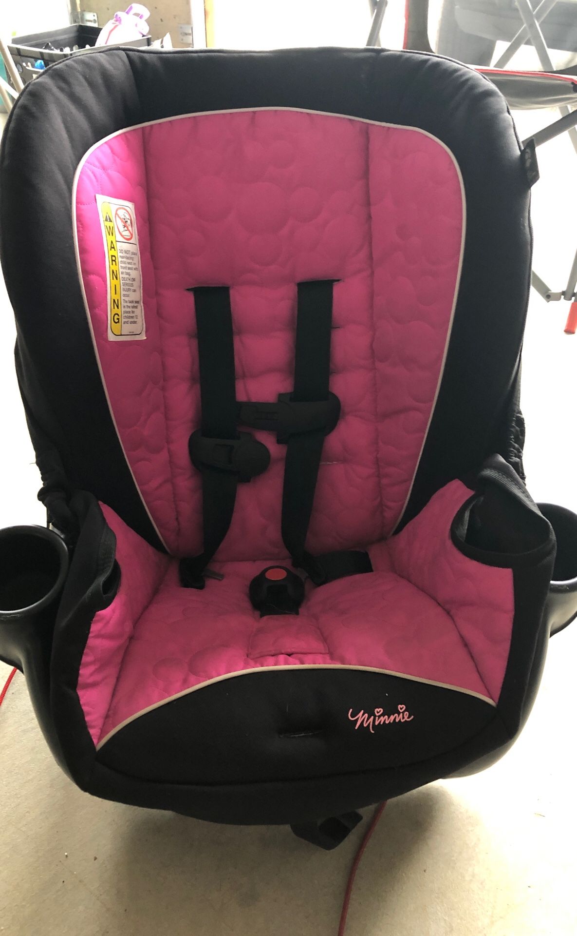 Minnie Mouse child car seat