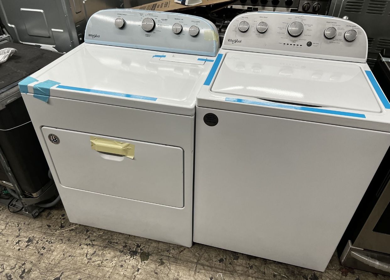 Whirlpool Set Electric Dryer And Washer New Open Box