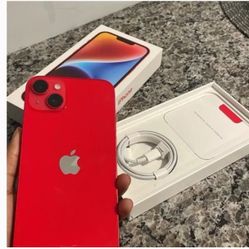 RED IPHONE 14 Plus 128gb