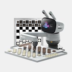 SenseRobot Lite — AI Robotic Chess & International Draughts (10×10) Set | 25 Chess Levels (Elo 200–2900)