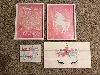 Unicorn wall art