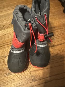 Kids Snow Boots And Gloves