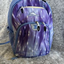 High Sierra Purple Backpack